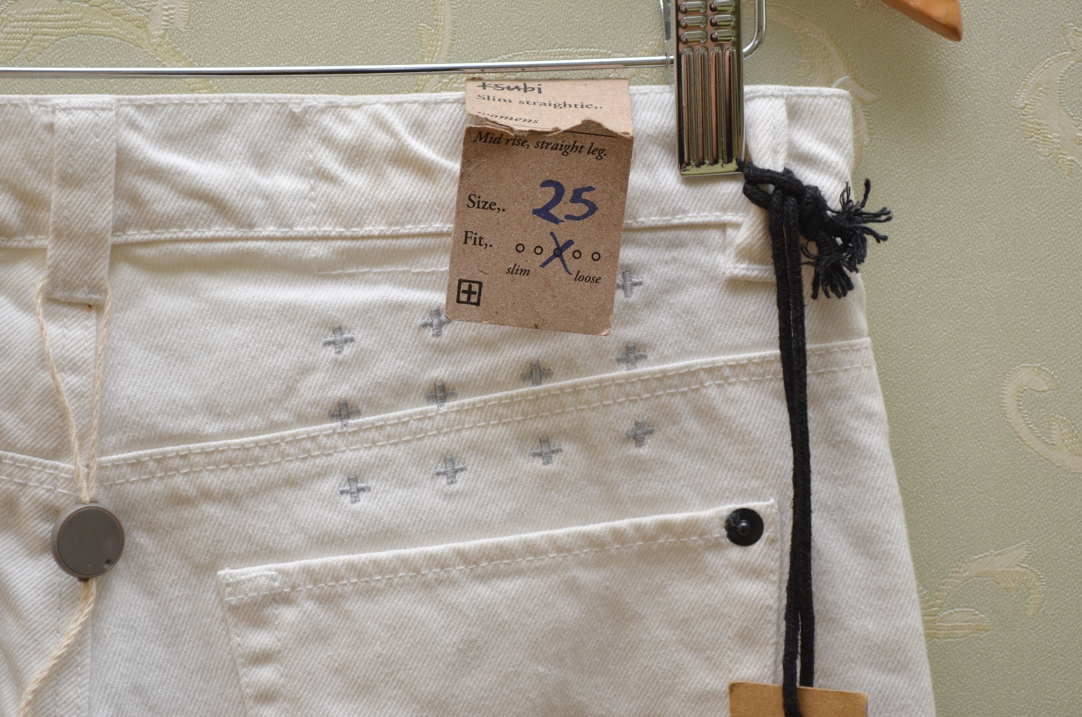 Other KSUBI Slim Straight White Denim Jeans Pants NWT Size 28" / US 6 / IT 42 - 10 Thumbnail