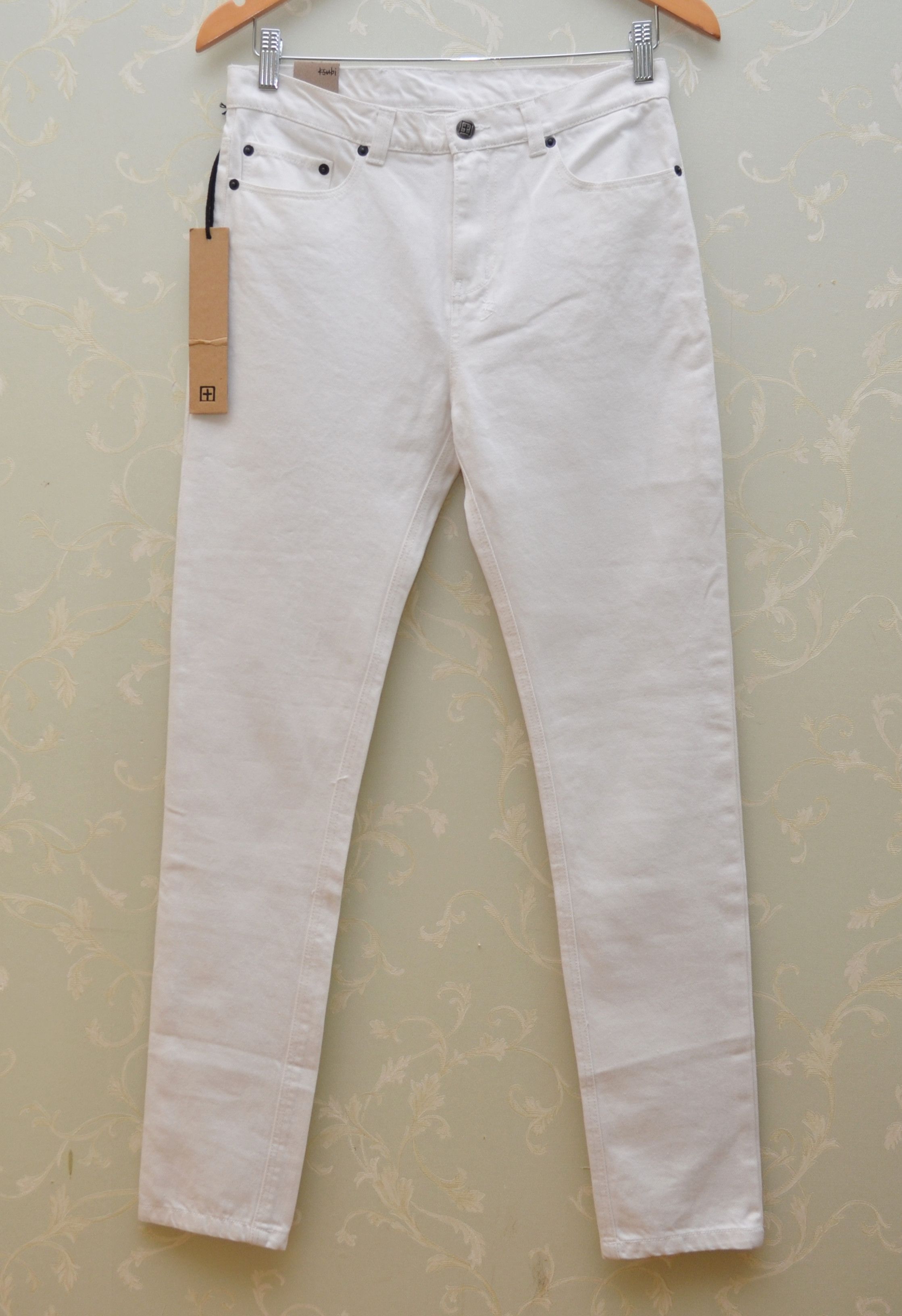 Other KSUBI Slim Straight White Denim Jeans Pants NWT Size 28" / US 6 / IT 42 - 1 Thumbnail