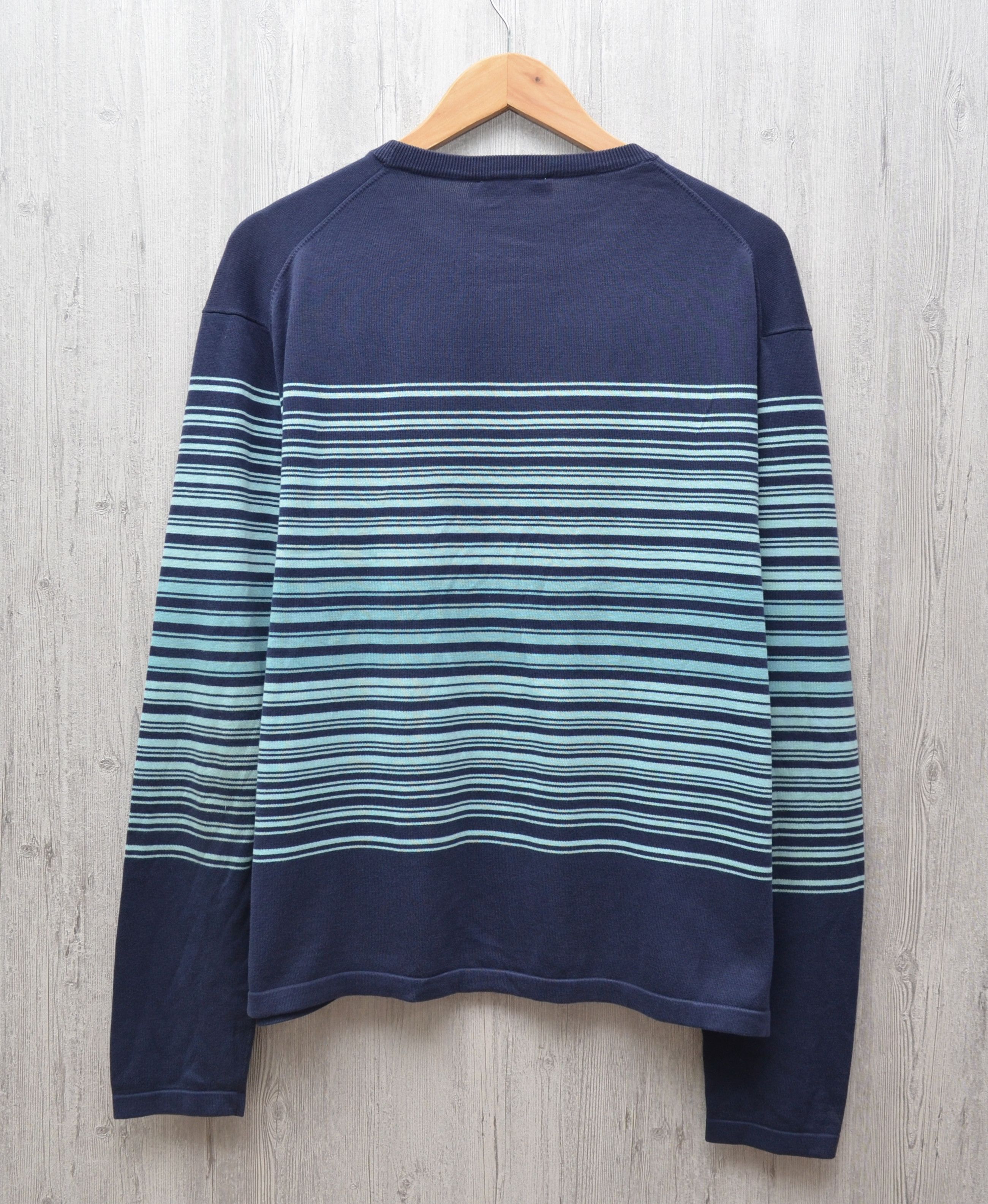 Designer × Vintage × Yves Saint Laurent YSL Yves Saint Laurent Knit Sweater Embroided Logo 90s Vtg Size US L / EU 52-54 / 3 - 7 Thumbnail