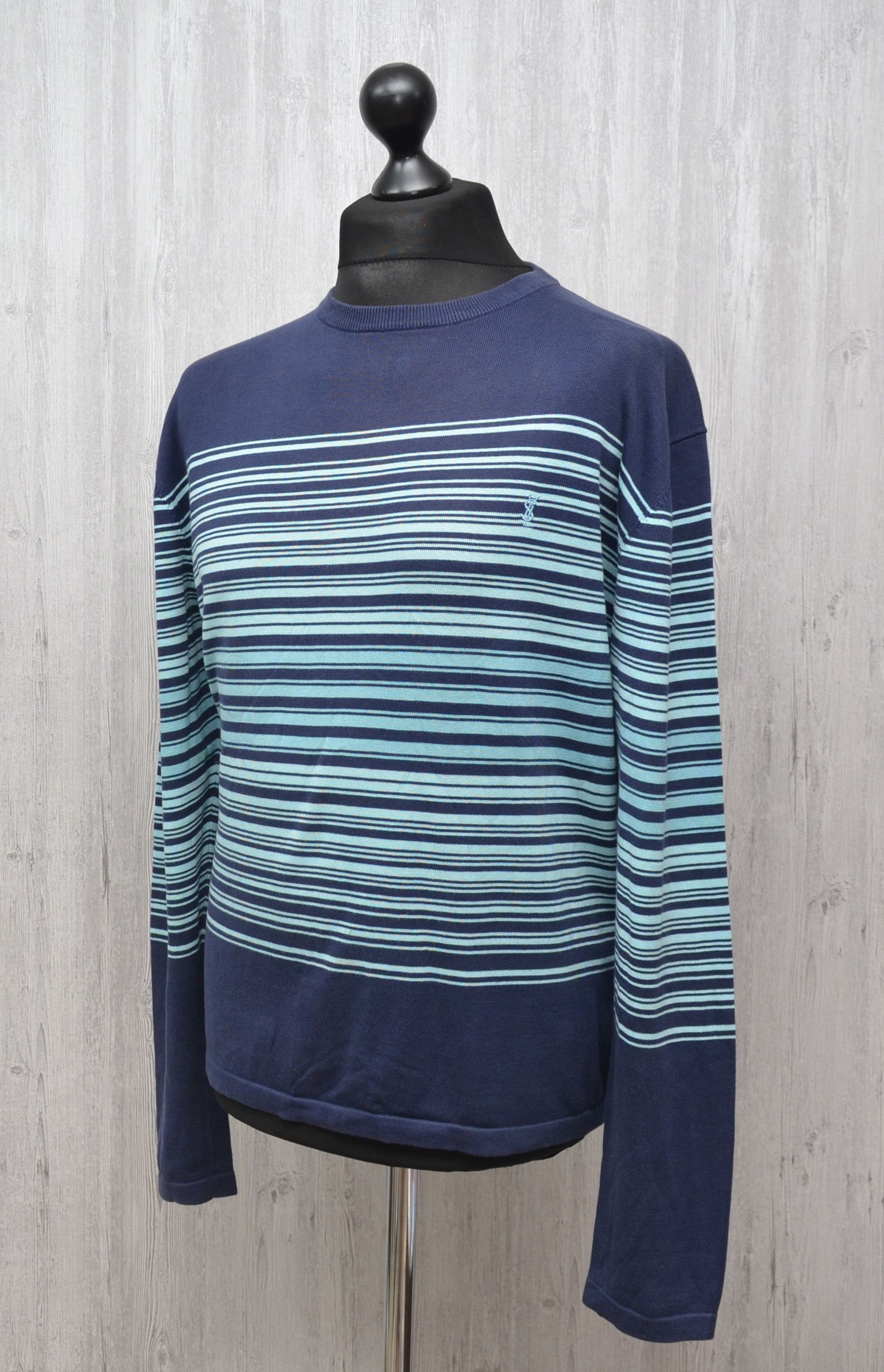 Designer × Vintage × Yves Saint Laurent YSL Yves Saint Laurent Knit Sweater Embroided Logo 90s Vtg Size US L / EU 52-54 / 3 - 2 Thumbnail