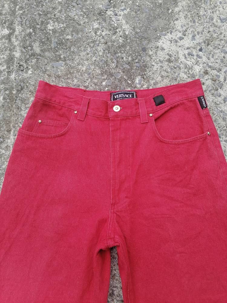 Versace Versace Jeans Couture Red Pants Size US 31 - 3 Thumbnail