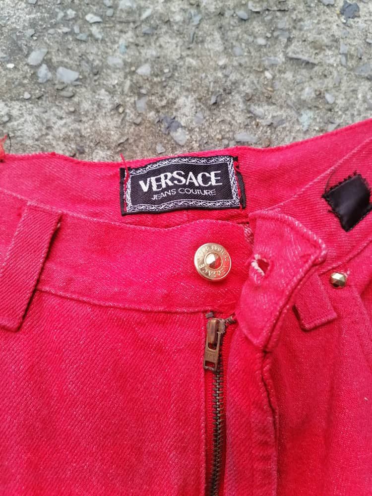 Versace Versace Jeans Couture Red Pants Size US 31 - 8 Thumbnail