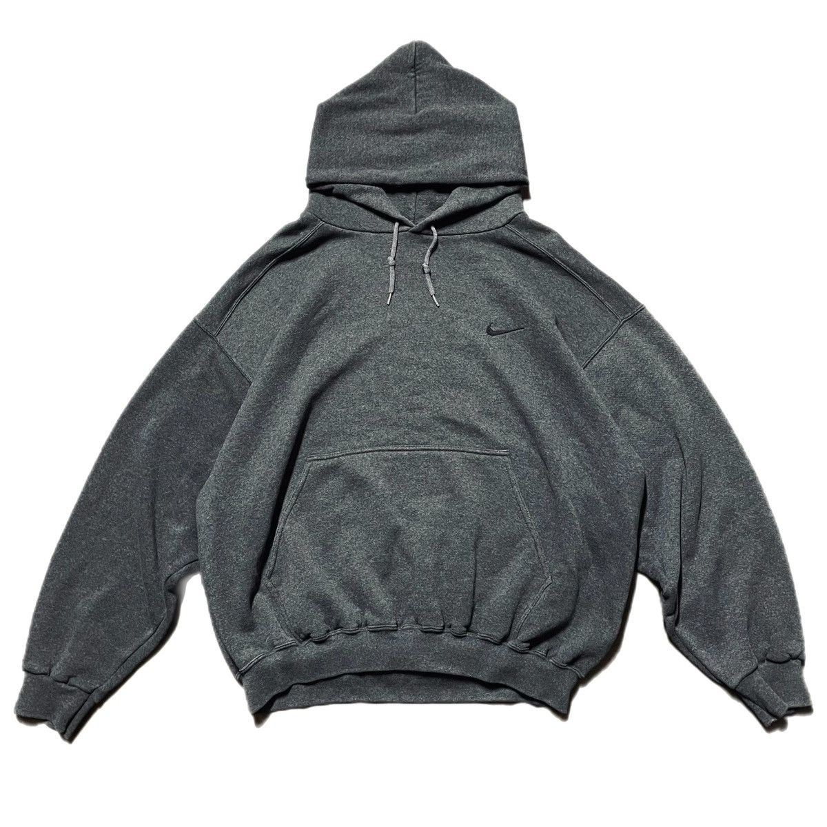 Vintage 90s Nike Essential Big Swoosh Hoodie Sweatshirt