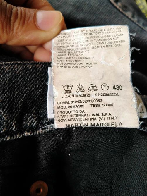 Maison Margiela Maison Martin Margiela MM10 Black Brown Jeans Size US 33 - 20 Thumbnail