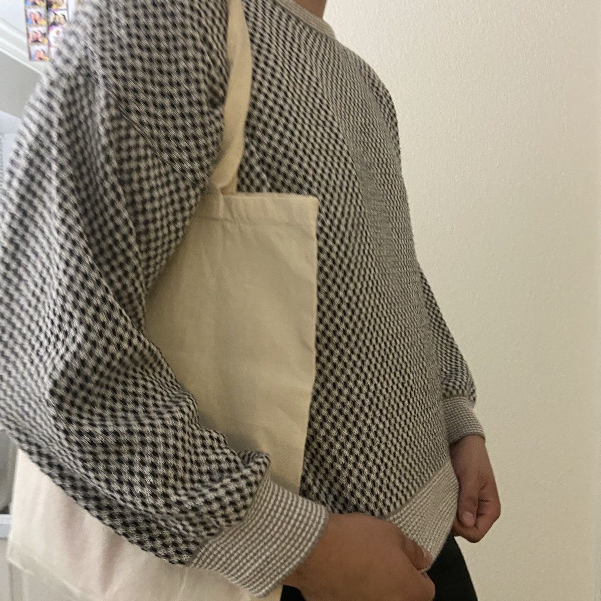 Japanese Brand × Vintage Beige tote bag Size ONE SIZE - 1 Thumbnail