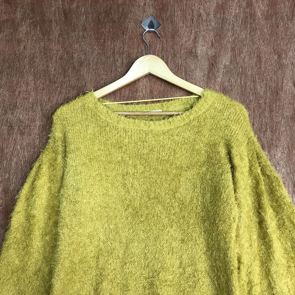 Japanese Brand Gu Japan MUstard Mohair Knitwear #0417 Size US M / EU 48-50 / 2 - 2 Thumbnail