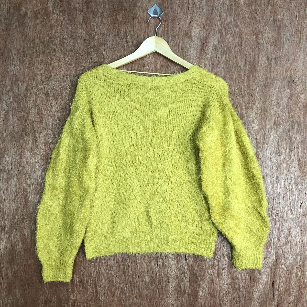 Japanese Brand Gu Japan MUstard Mohair Knitwear #0417 Size US M / EU 48-50 / 2 - 13 Thumbnail