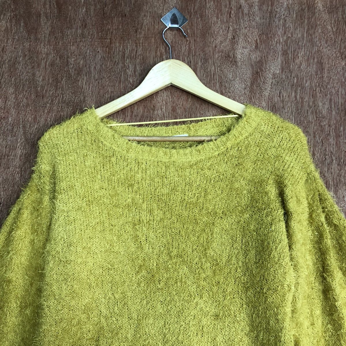 Japanese Brand Gu Japan MUstard Mohair Knitwear #0417 Size US M / EU 48-50 / 2 - 9 Thumbnail