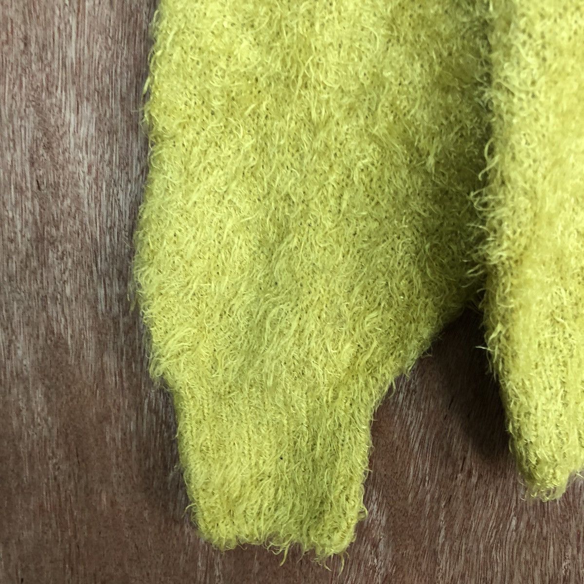 Japanese Brand Gu Japan MUstard Mohair Knitwear #0417 Size US M / EU 48-50 / 2 - 6 Thumbnail