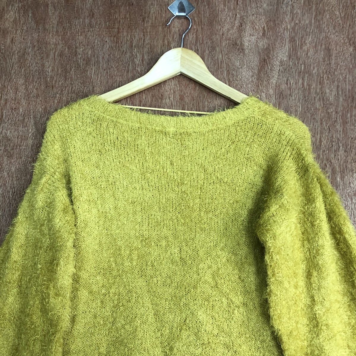 Japanese Brand Gu Japan MUstard Mohair Knitwear #0417 Size US M / EU 48-50 / 2 - 12 Thumbnail