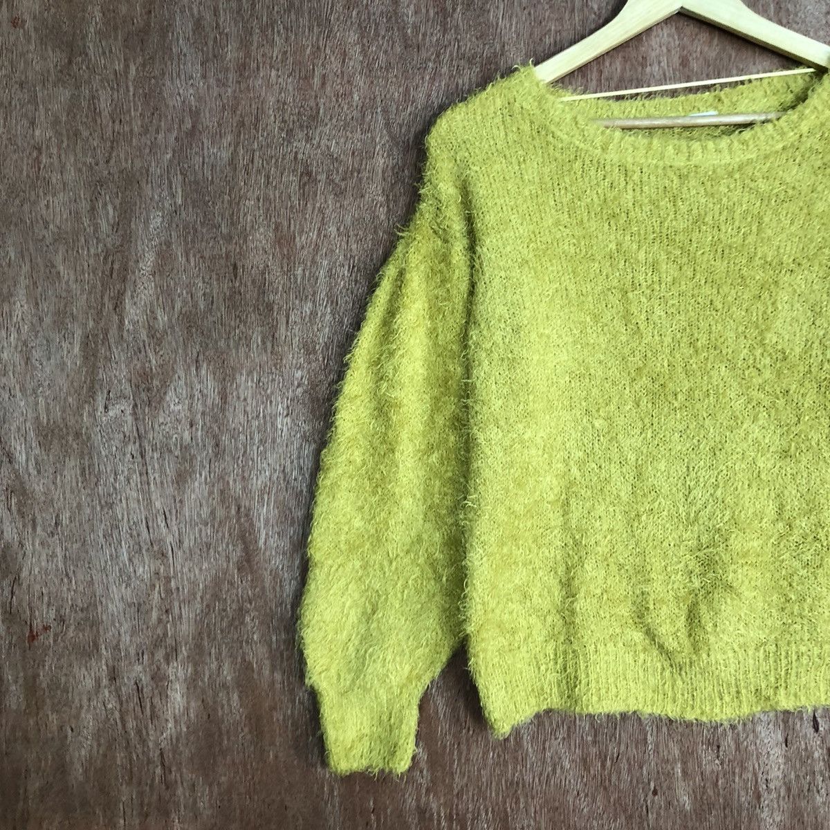 Japanese Brand Gu Japan MUstard Mohair Knitwear #0417 Size US M / EU 48-50 / 2 - 7 Thumbnail