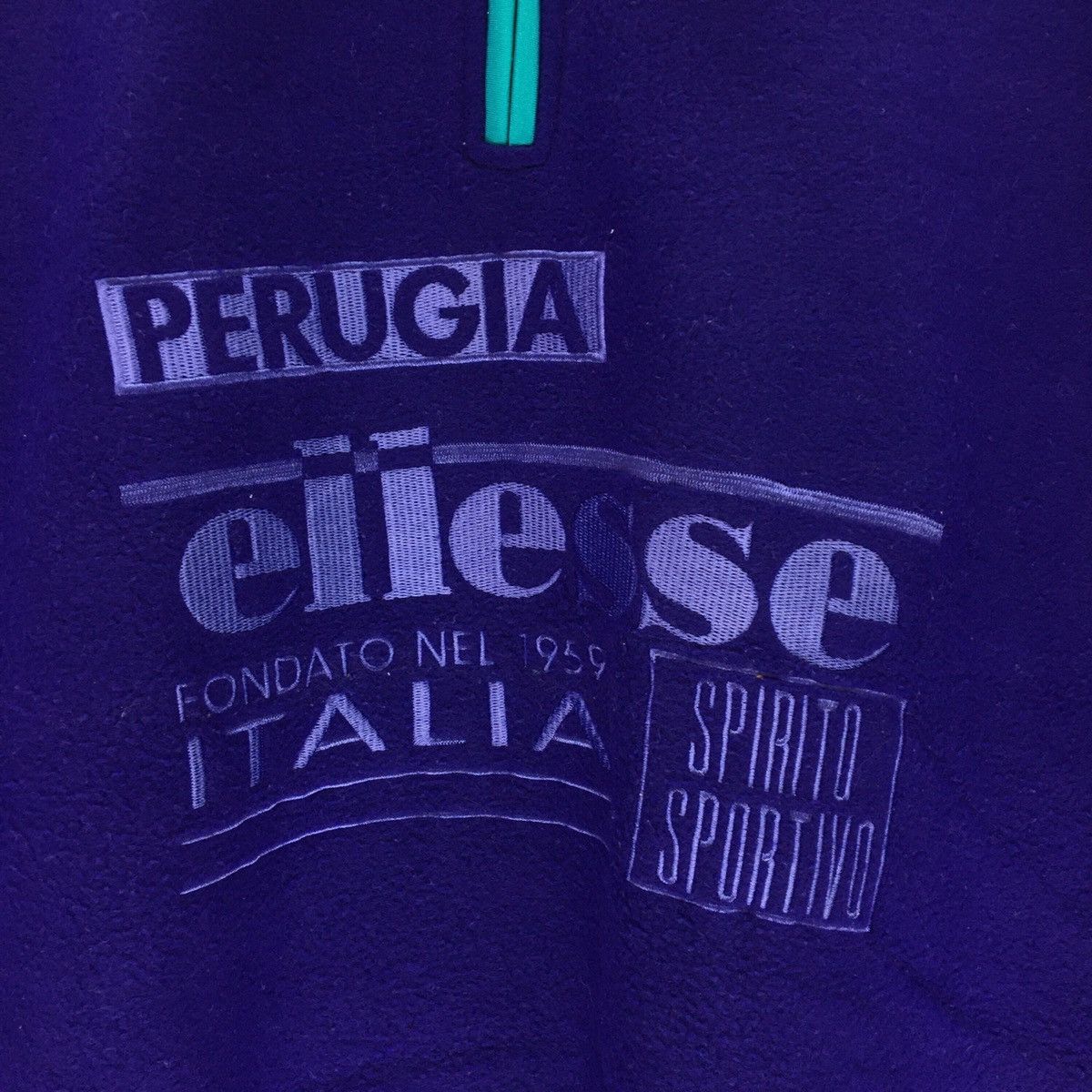 Ellesse × Sports Specialties Ellesse Fleece Half Zip BigLogo Sweatshirt Size L / US 10 / IT 46 - 7 Thumbnail