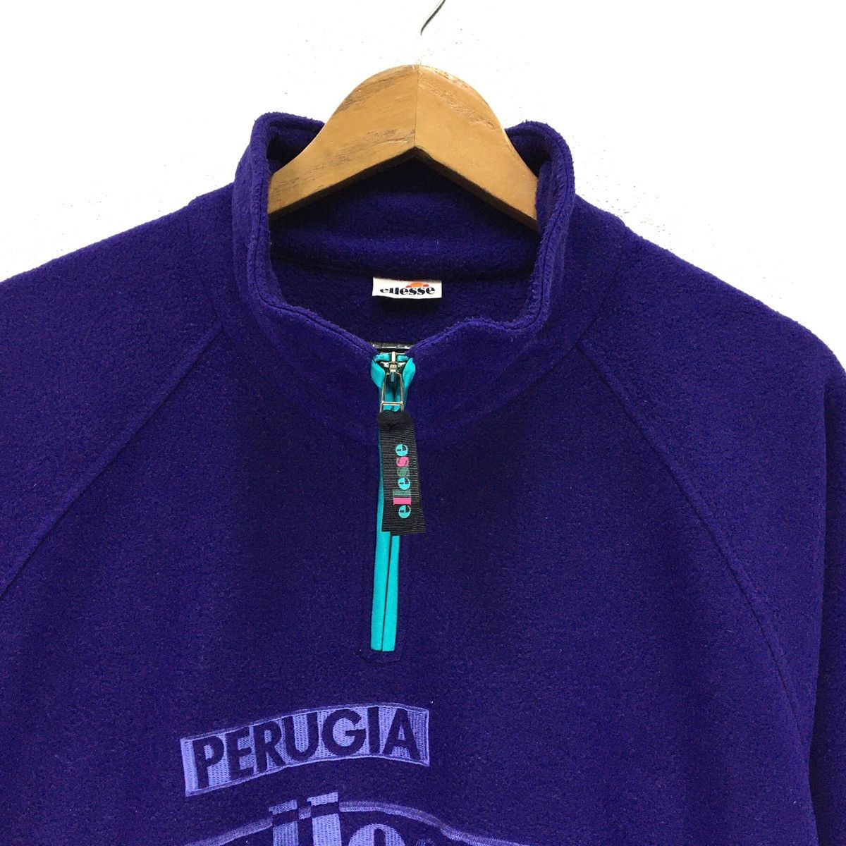 Ellesse × Sports Specialties Ellesse Fleece Half Zip BigLogo Sweatshirt Size L / US 10 / IT 46 - 5 Thumbnail