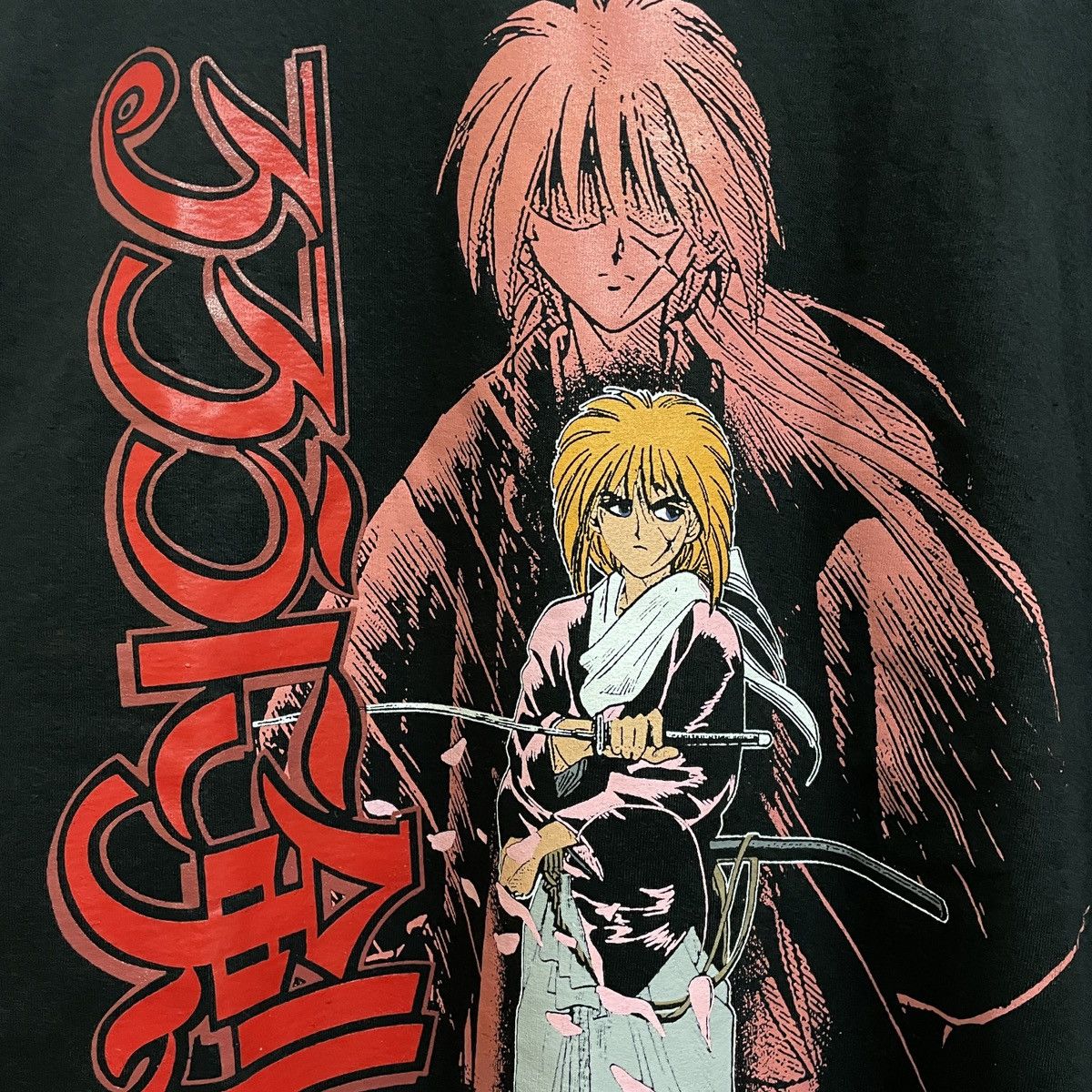 Anime Rurouni Kenshin Samurai X Anime Tee Manga Fans Made T shirt Size US XL / EU 56 / 4 - 2 Thumbnail