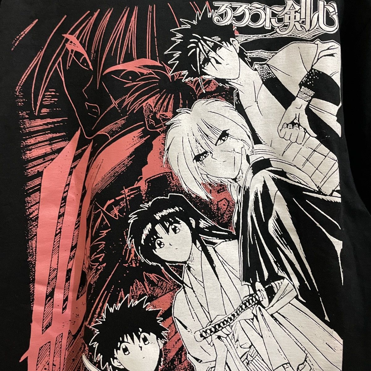 Anime Rurouni Kenshin Samurai X Anime Tee Manga Fans Made T shirt Size US XL / EU 56 / 4 - 6 Thumbnail
