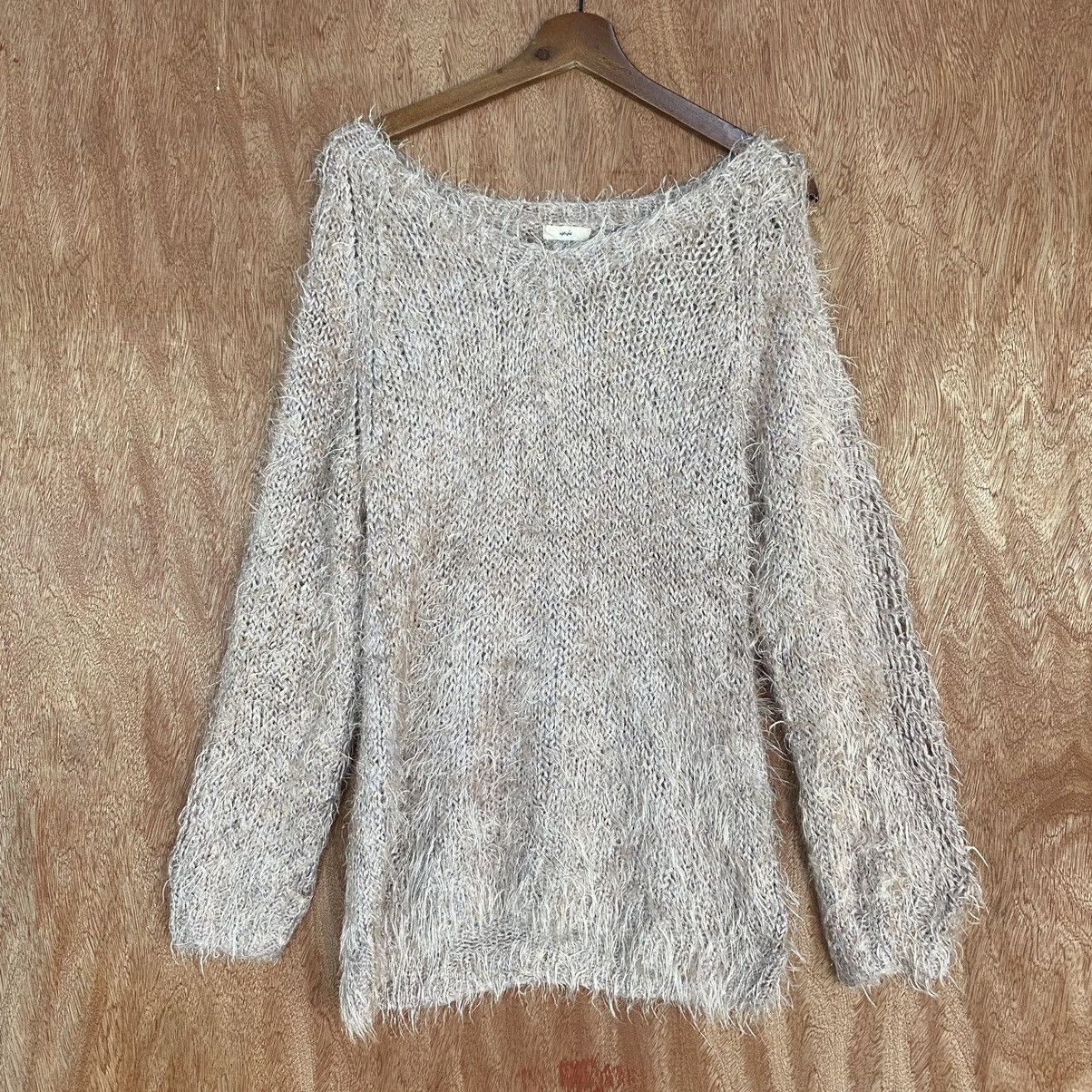Homespun Knitwear × Japanese Brand Uptight Pink Mohair Shag Shaggy Fur Knitwear Size US S / EU 44-46 / 1 - 3 Thumbnail