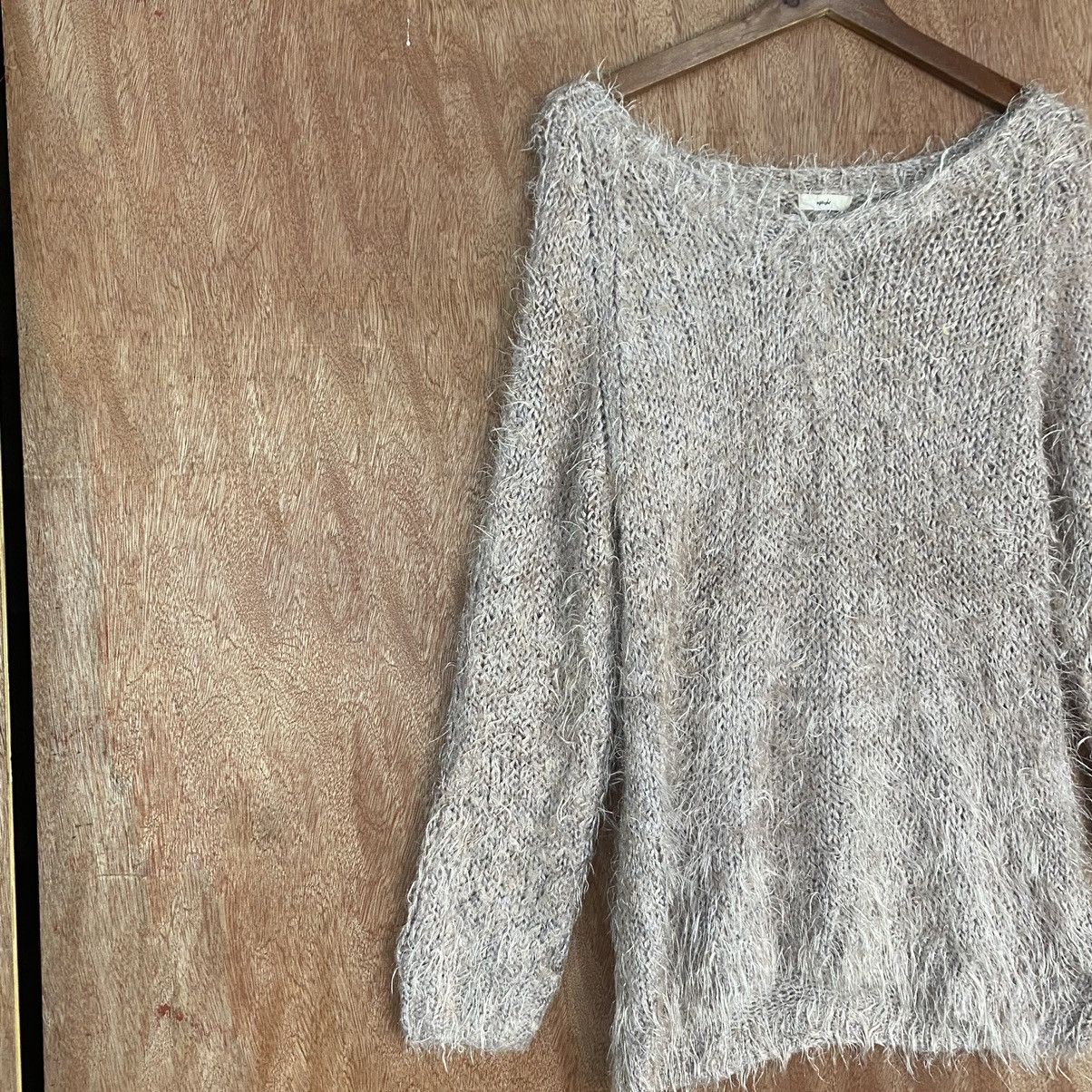 Homespun Knitwear × Japanese Brand Uptight Pink Mohair Shag Shaggy Fur Knitwear Size US S / EU 44-46 / 1 - 7 Thumbnail