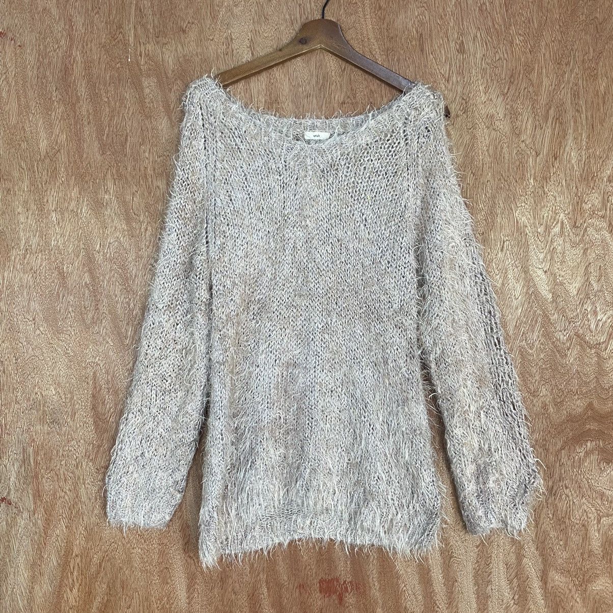 Homespun Knitwear × Japanese Brand Uptight Pink Mohair Shag Shaggy Fur Knitwear Size US S / EU 44-46 / 1 - 1 Thumbnail