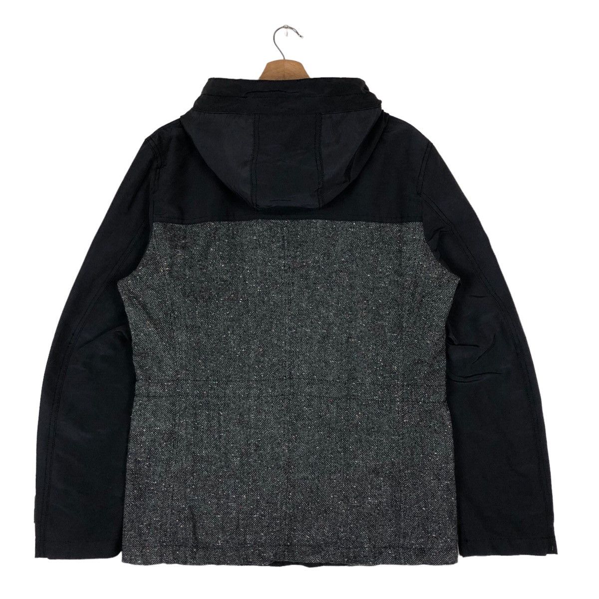 Japanese Brand Japanese Two Colour Block Utility Hoodie Jacket Size US M / EU 48-50 / 2 - 7 Thumbnail