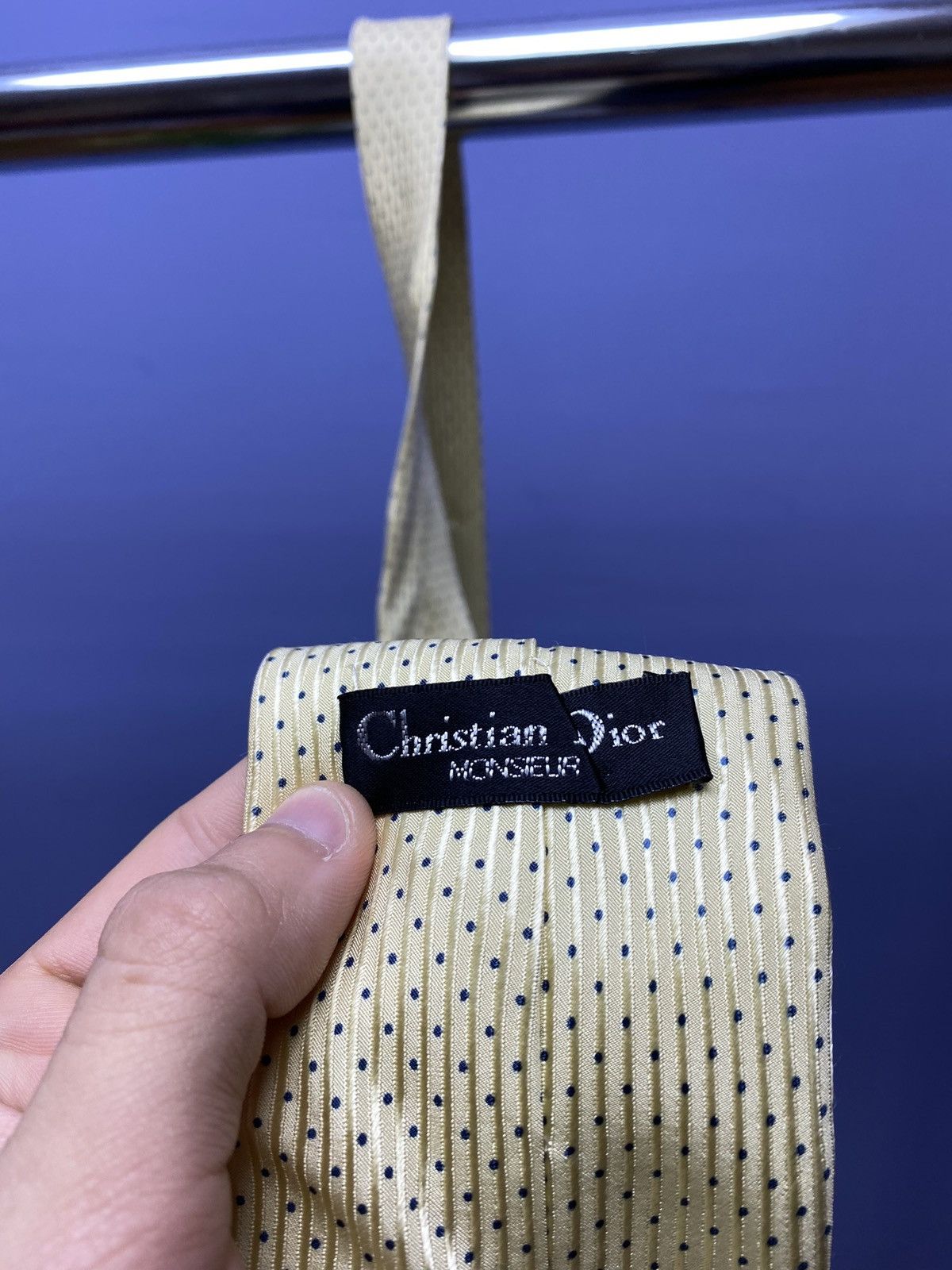 Christian Dior Monsieur × Vintage Christian Dior Vintage Silk Tie Size ONE SIZE - 16 Thumbnail