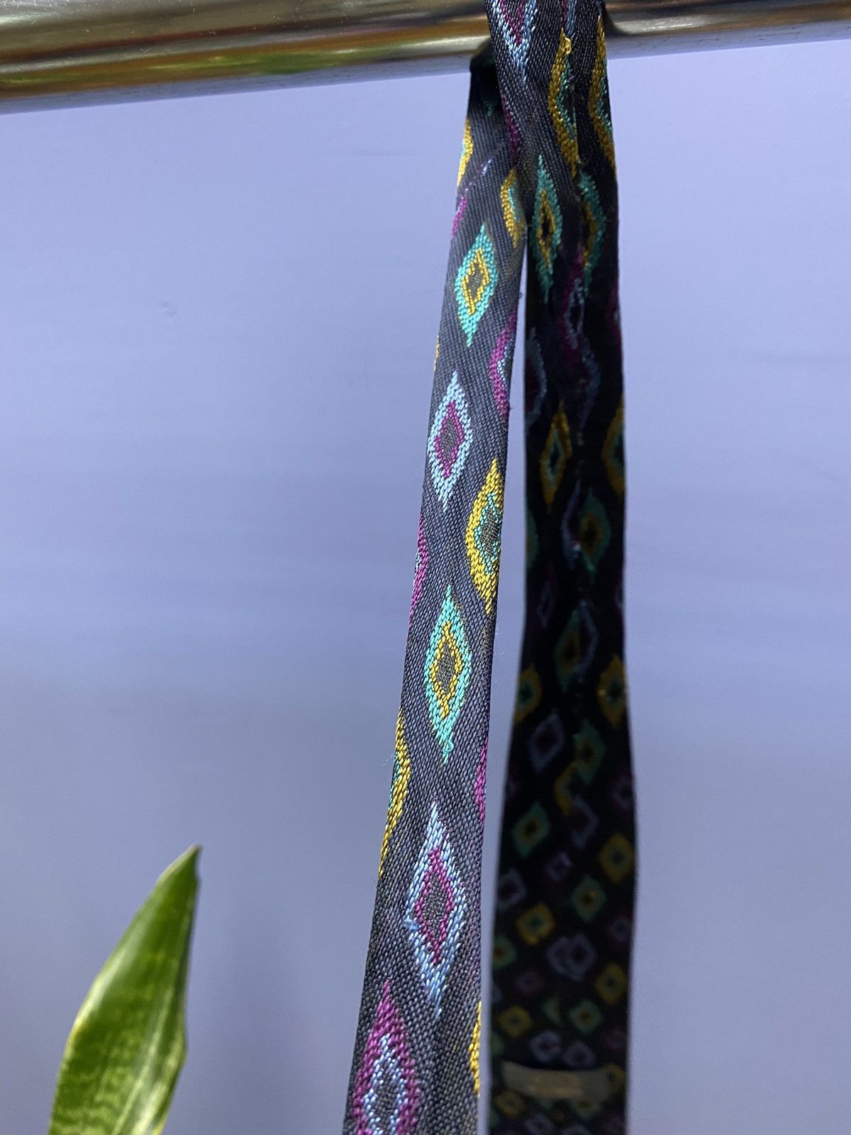 Fendi × Vintage Fendi Geometric Vintage Silk Tie Size ONE SIZE - 10 Thumbnail
