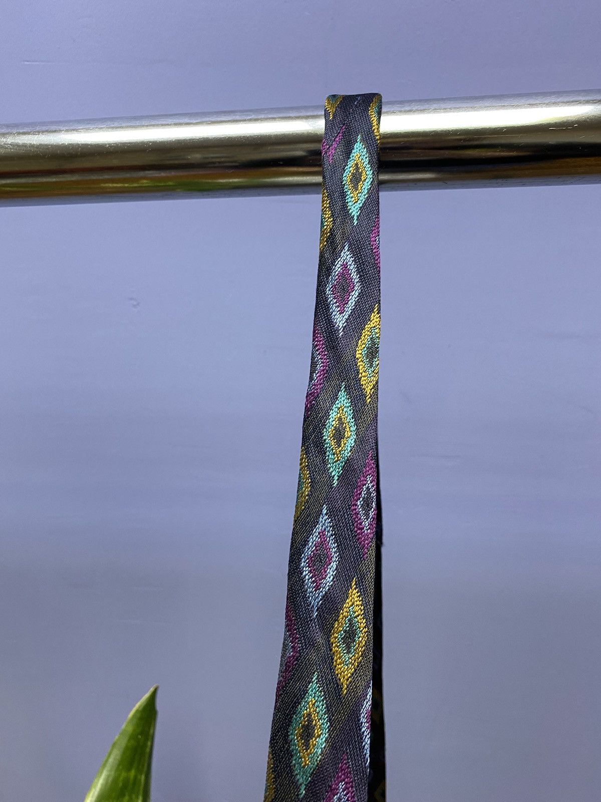 Fendi × Vintage Fendi Geometric Vintage Silk Tie Size ONE SIZE - 6 Thumbnail