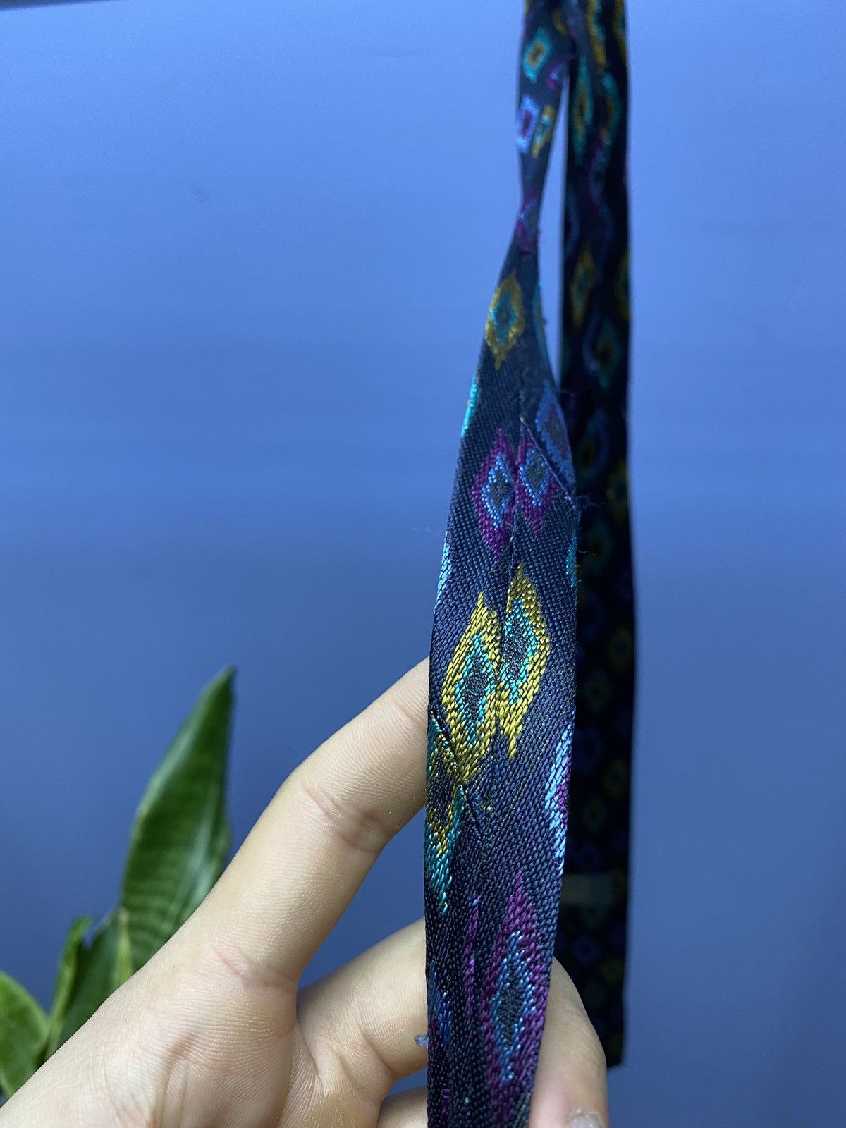 Fendi × Vintage Fendi Geometric Vintage Silk Tie Size ONE SIZE - 17 Thumbnail