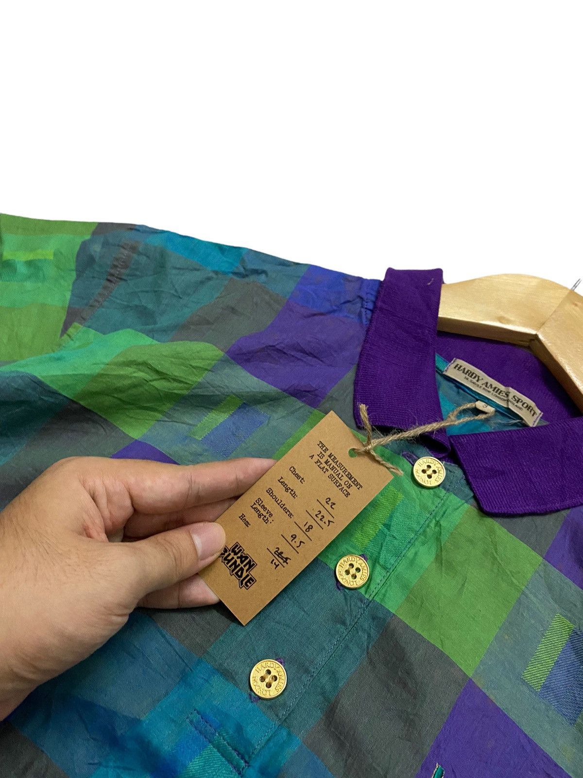 Hardy Amies × Vintage Vintage Hardy Amies Banded Woman Polo Shirt Size S / US 4 / IT 40 - 5 Thumbnail