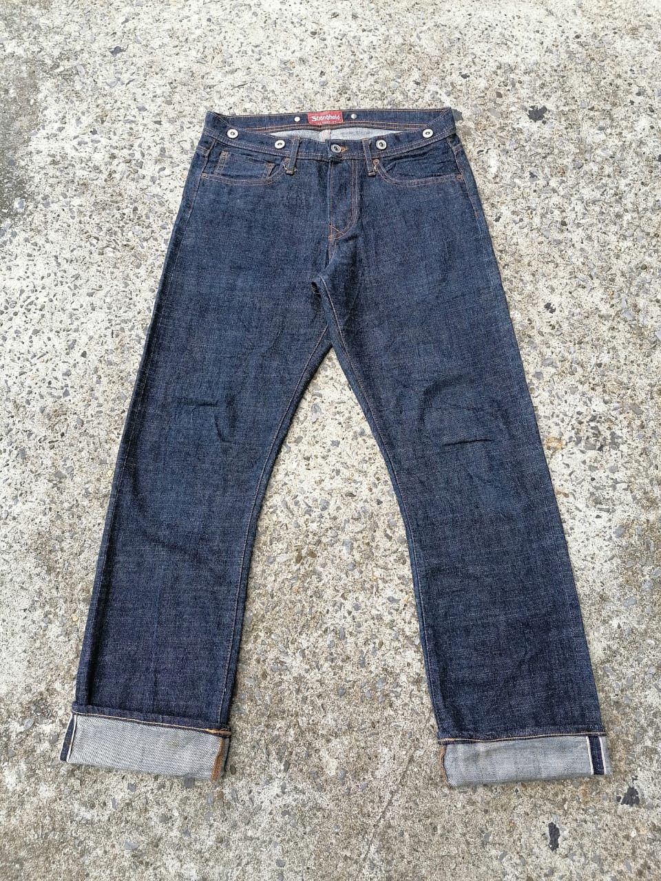 image of The Stronghold Fly Button Selvedge Denim Jeans, Men's (Size 32)