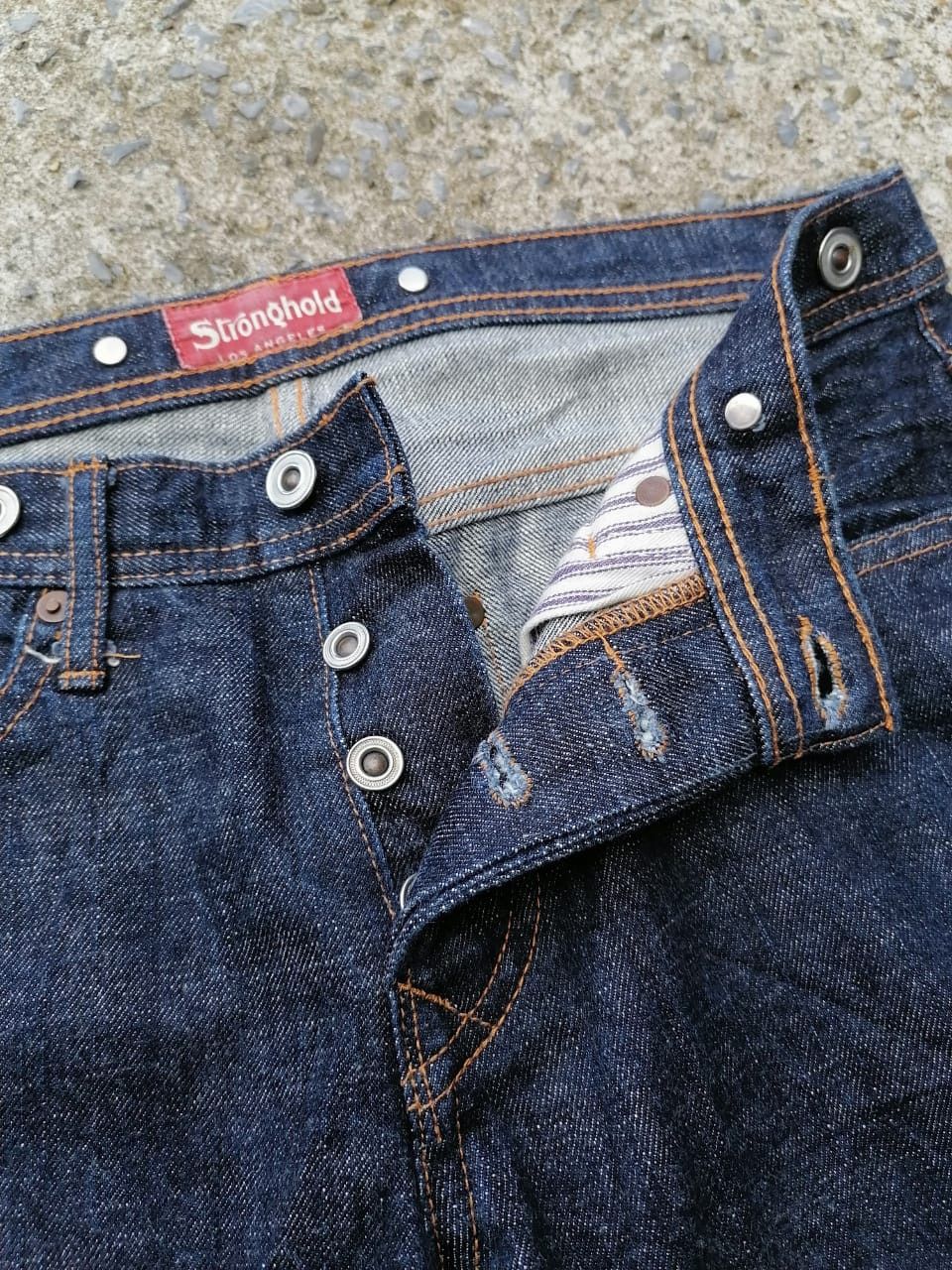 The Stronghold The Stronghold Fly Button Selvedge Denim Jeans Size US 32 / EU 48 - 6 Thumbnail