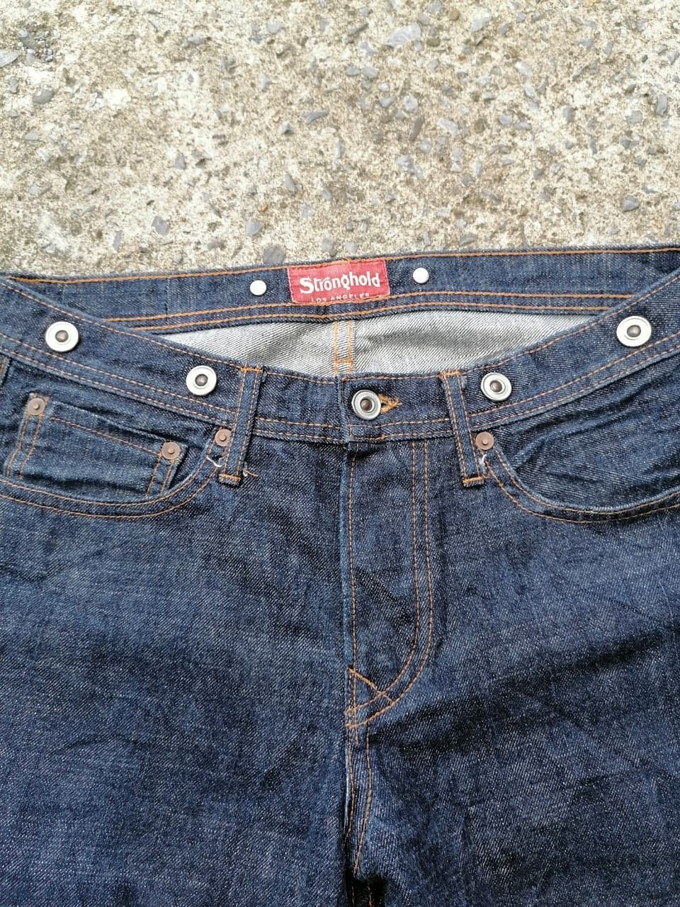 The Stronghold The Stronghold Fly Button Selvedge Denim Jeans Size US 32 / EU 48 - 4 Thumbnail