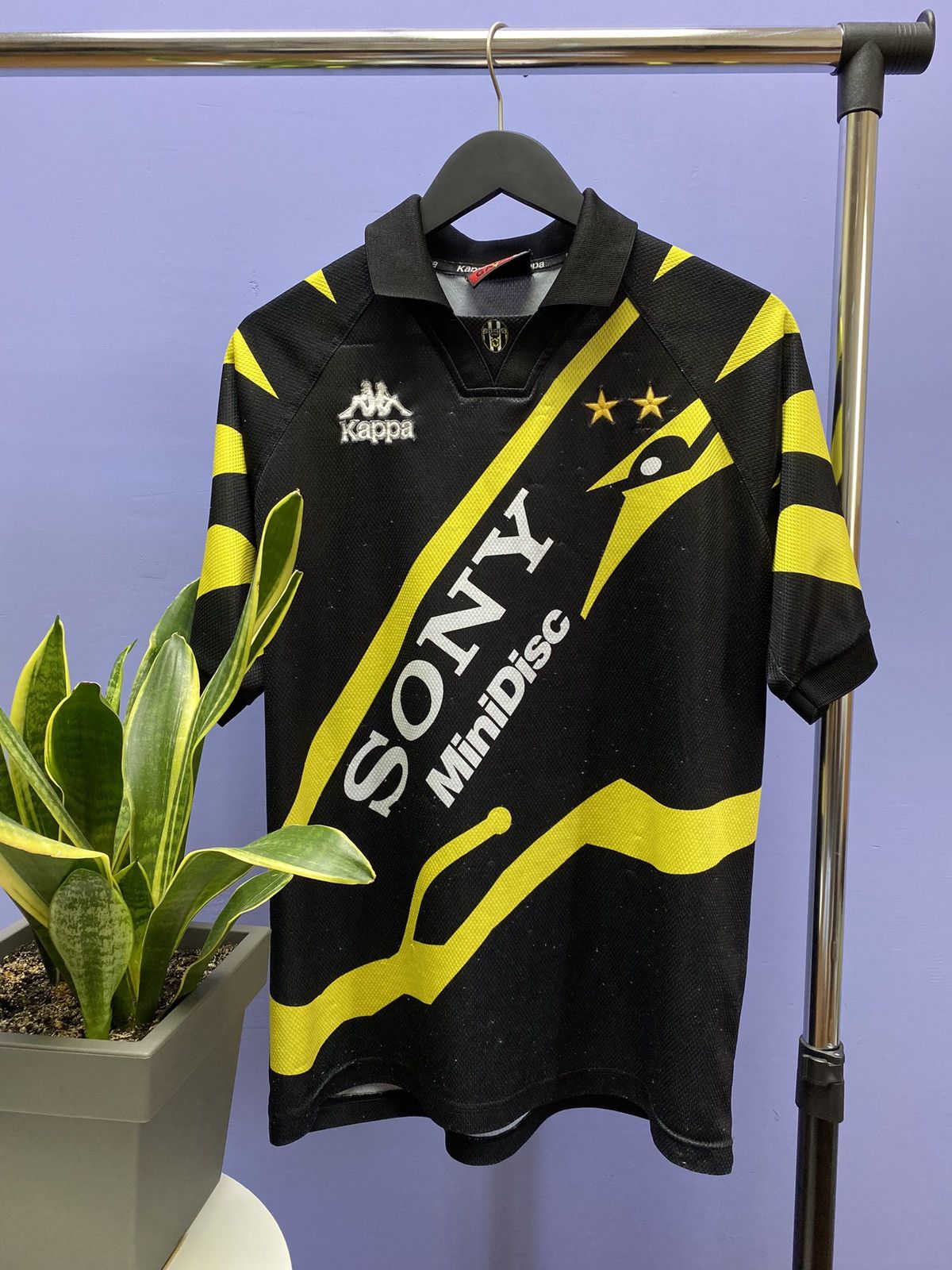 Kappa × Vintage Kappa 1995 1996 Juventus Third Sony Minidisk Soccer Jersey Size US L / EU 52-54 / 3 - 1 Thumbnail