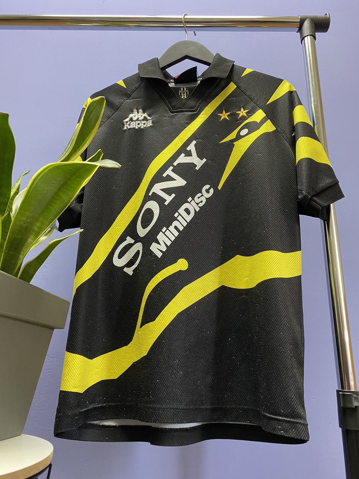 Kappa × Vintage Kappa 1995 1996 Juventus Third Sony Minidisk Soccer Jersey Size US L / EU 52-54 / 3 - 3 Thumbnail