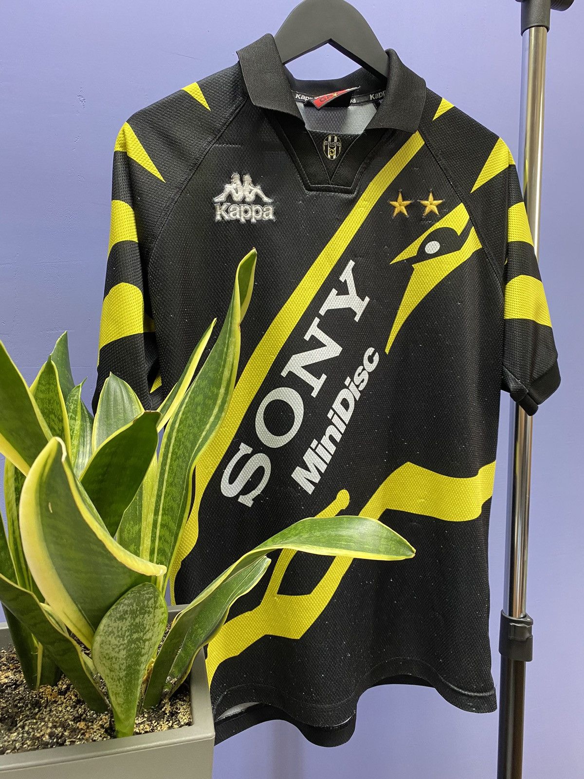 Kappa × Vintage Kappa 1995 1996 Juventus Third Sony Minidisk Soccer Jersey Size US L / EU 52-54 / 3 - 2 Thumbnail