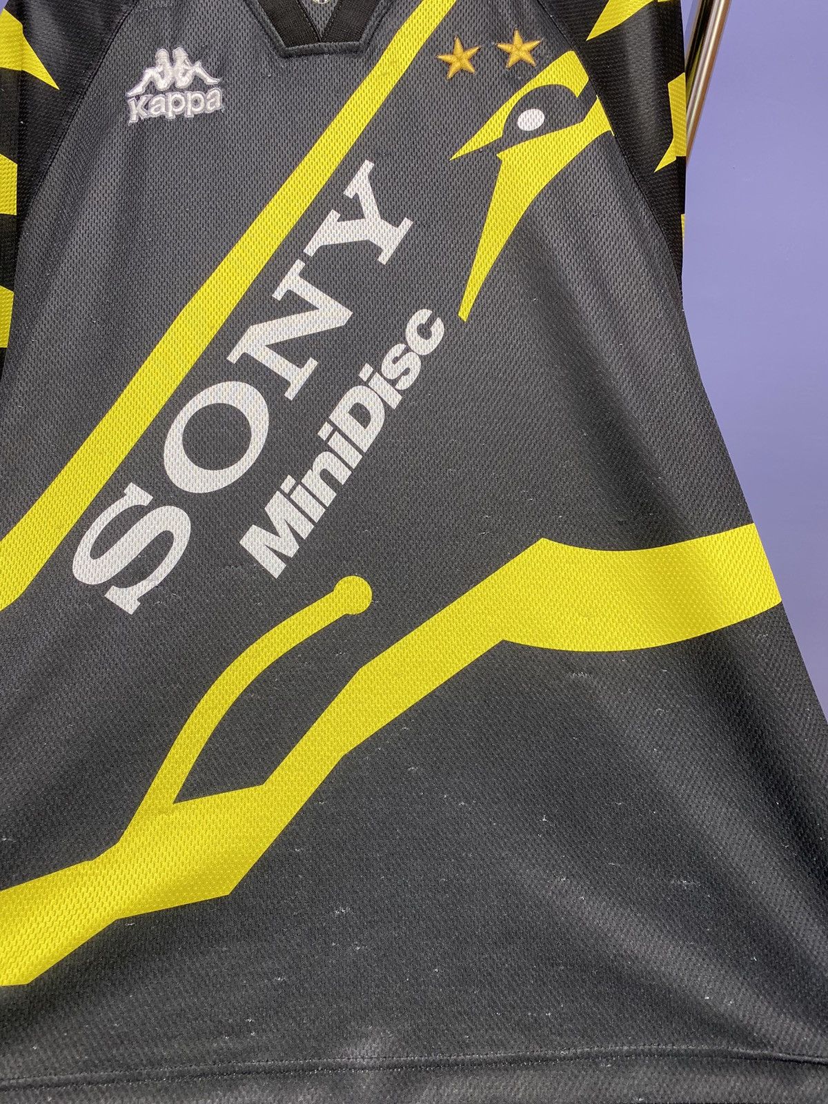 Kappa × Vintage Kappa 1995 1996 Juventus Third Sony Minidisk Soccer Jersey Size US L / EU 52-54 / 3 - 15 Thumbnail
