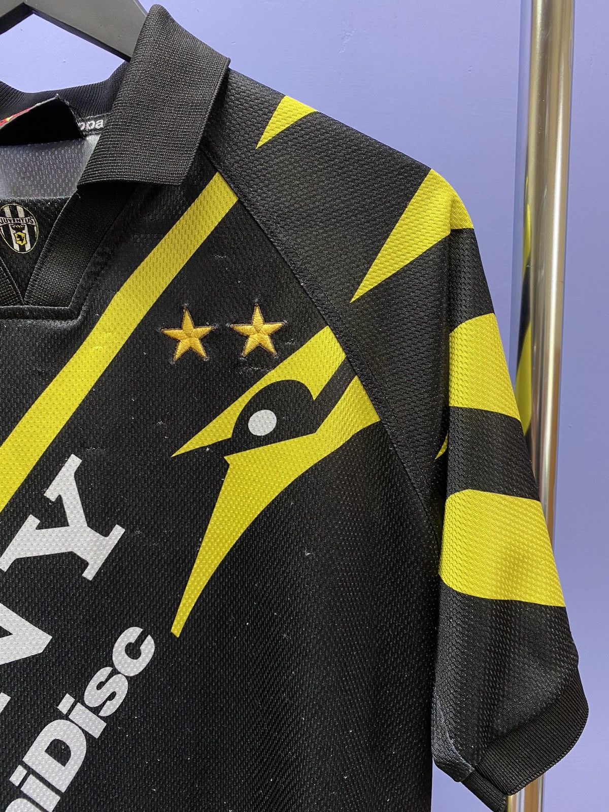 Kappa × Vintage Kappa 1995 1996 Juventus Third Sony Minidisk Soccer Jersey Size US L / EU 52-54 / 3 - 4 Thumbnail