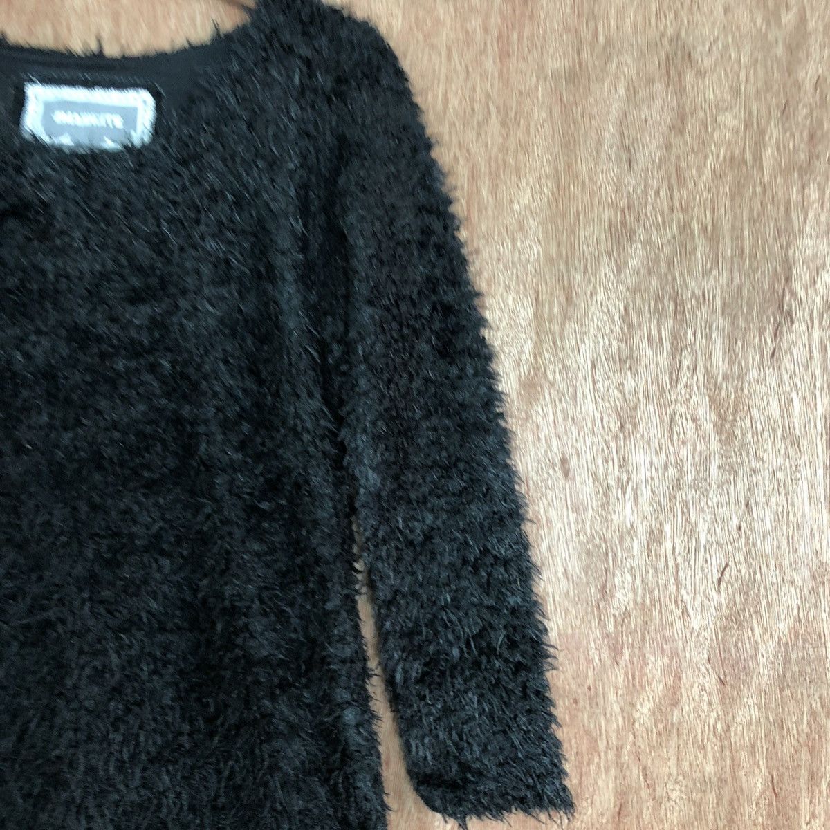 Homespun Knitwear Emsexcite Black Mohair Shag Shaggy Knitwear Size US S / EU 44-46 / 1 - 5 Thumbnail