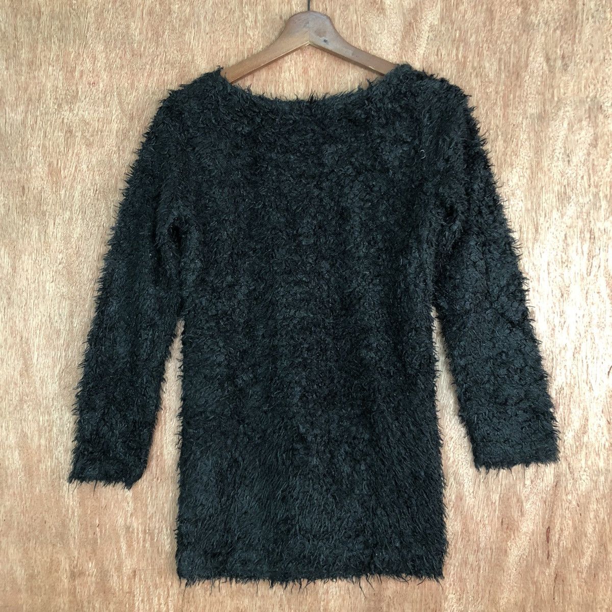 Homespun Knitwear Emsexcite Black Mohair Shag Shaggy Knitwear Size US S / EU 44-46 / 1 - 9 Thumbnail