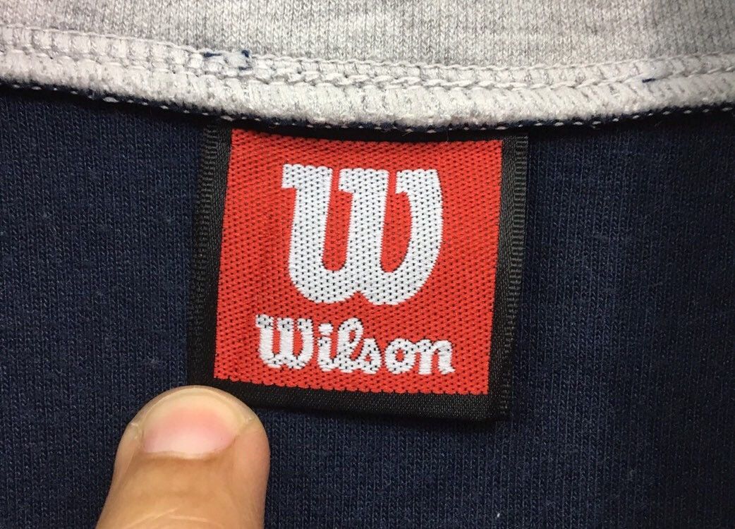 Sports Specialties × Vintage × Wilson Wilson Half Zip Sweatshirt Size US L / EU 52-54 / 3 - 9 Thumbnail