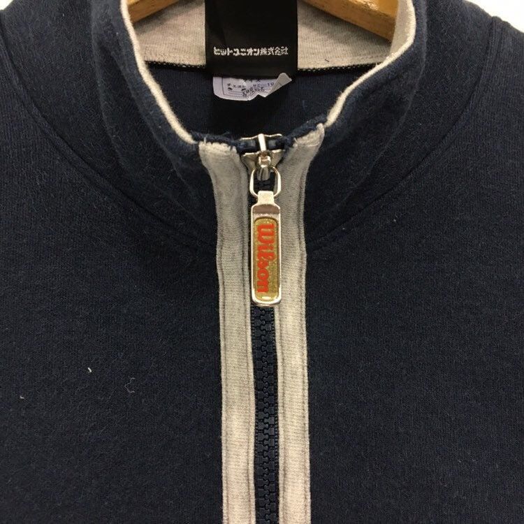 Sports Specialties × Vintage × Wilson Wilson Half Zip Sweatshirt Size US L / EU 52-54 / 3 - 8 Thumbnail
