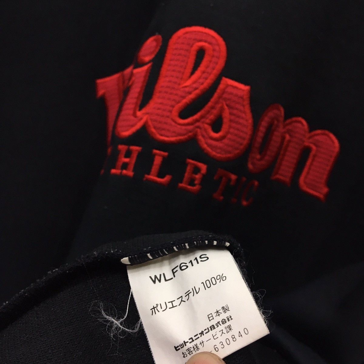 Sports Specialties Wilson Athletic Half Zip Sweatshirt Size US L / EU 52-54 / 3 - 9 Thumbnail