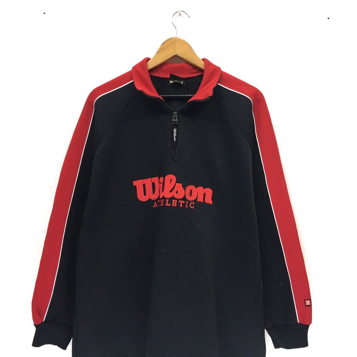 Sports Specialties Wilson Athletic Half Zip Sweatshirt Size US L / EU 52-54 / 3 - 3 Thumbnail
