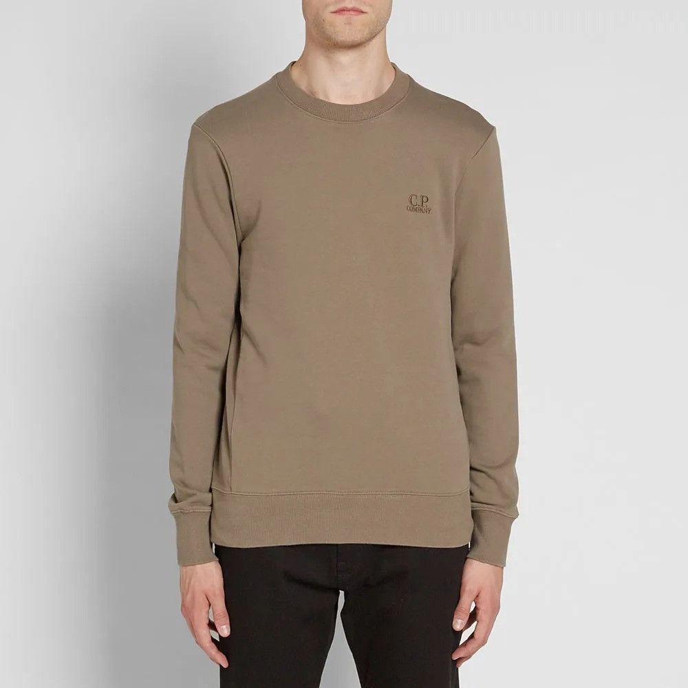 C.P. Company × Massimo Osti C.P. COMPANY EMBROIDERED LOGO CREW SWEATSHIRT Size US XL / EU 56 / 4 - 1 Thumbnail