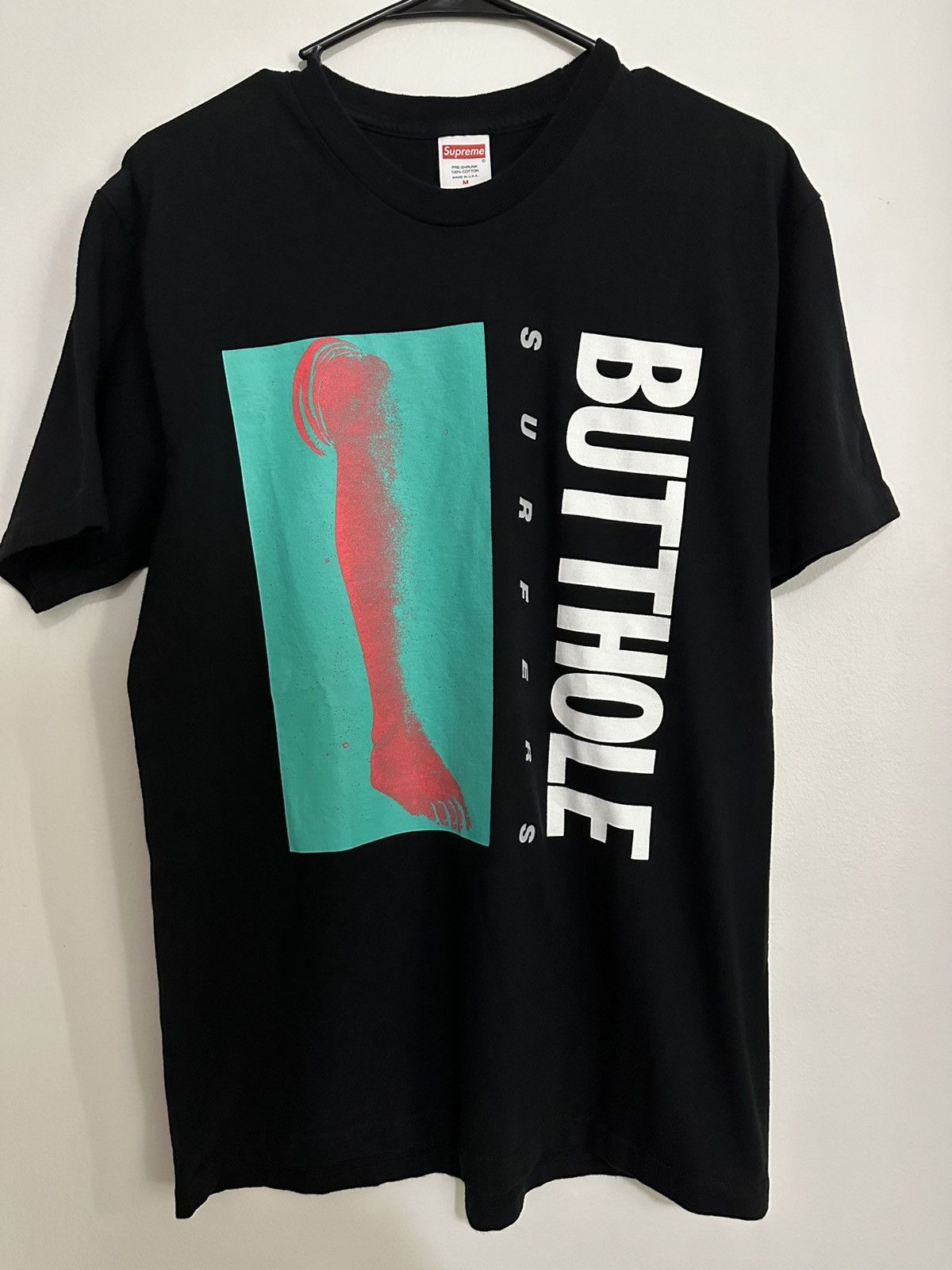 Supreme Butthole Surfers Leg Tee (SS21) - $44
