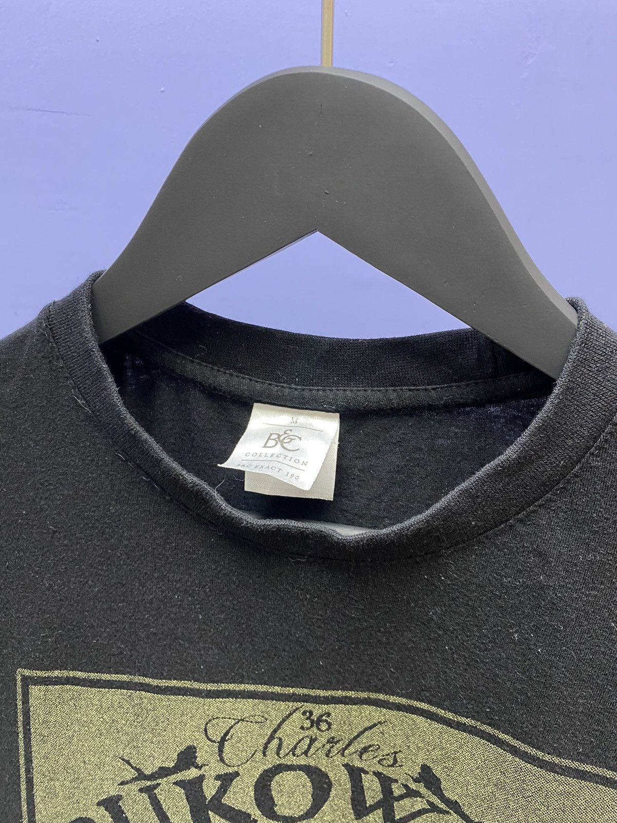 Vintage Vintage Charles Bukowski Black T Shirt Book Author Men’s M Size US M / EU 48-50 / 2 - 10 Thumbnail