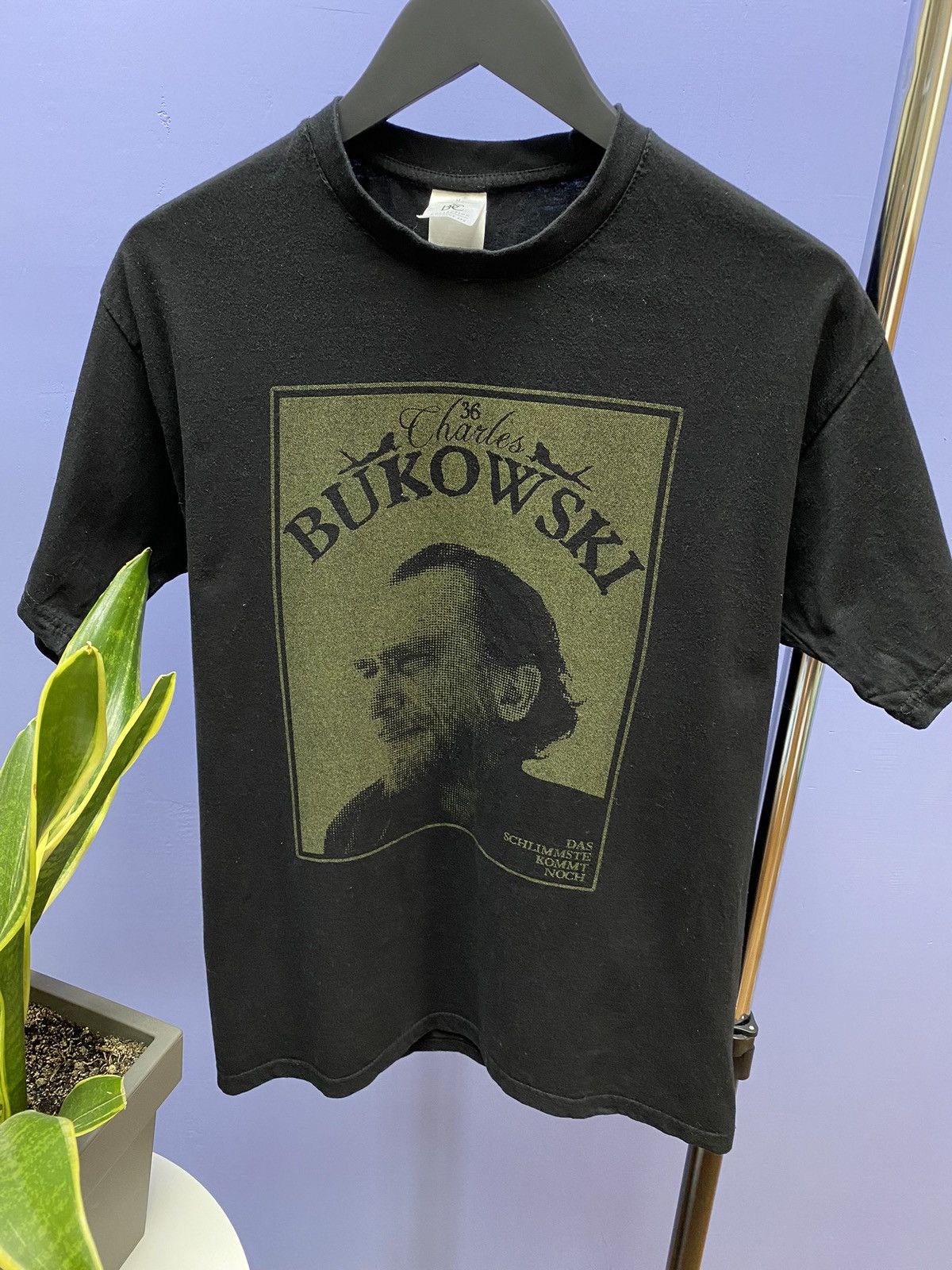 Vintage Vintage Charles Bukowski Black T Shirt Book Author Men’s M Size US M / EU 48-50 / 2 - 5 Thumbnail