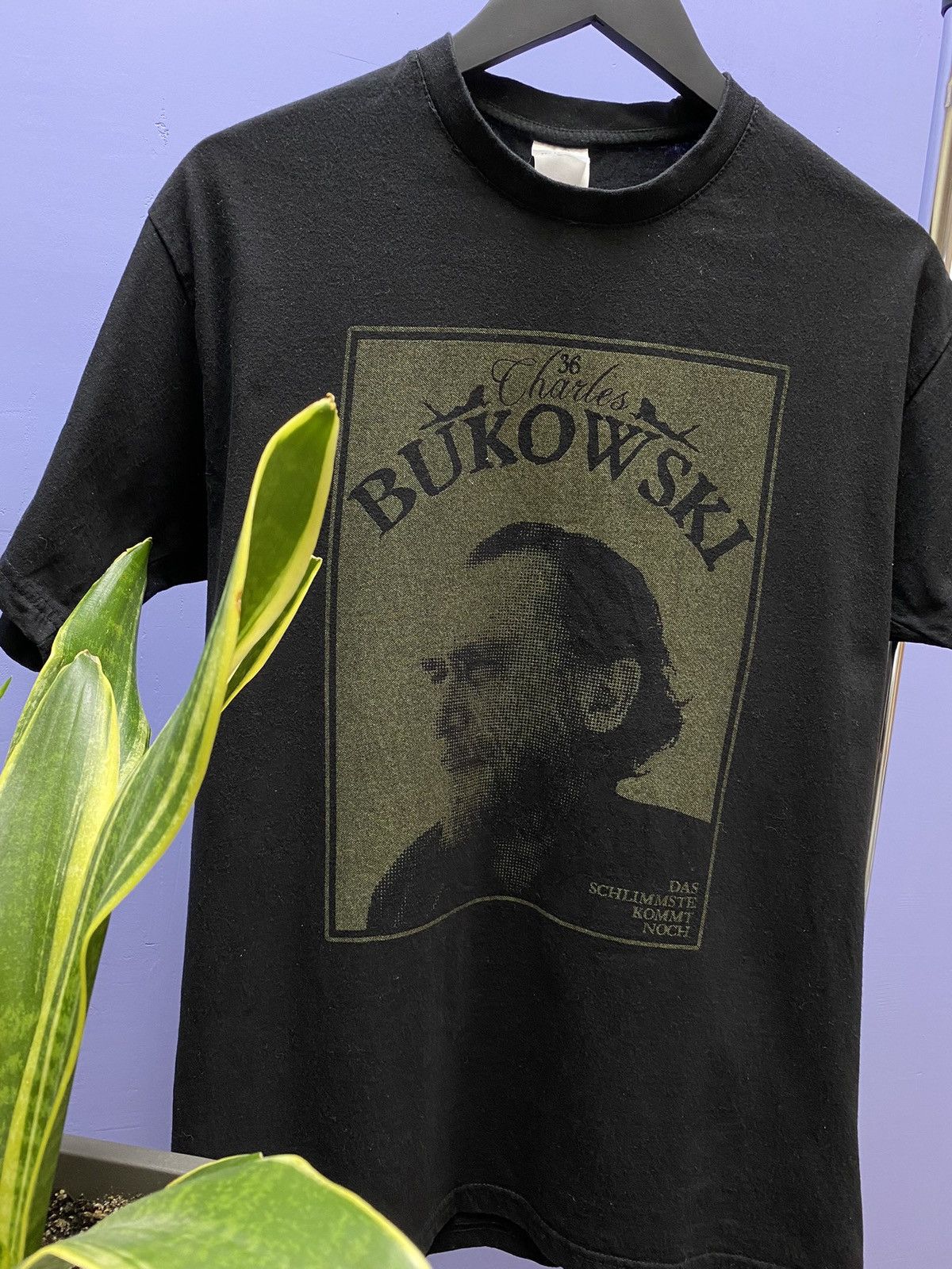 Vintage Vintage Charles Bukowski Black T Shirt Book Author Men’s M Size US M / EU 48-50 / 2 - 6 Thumbnail