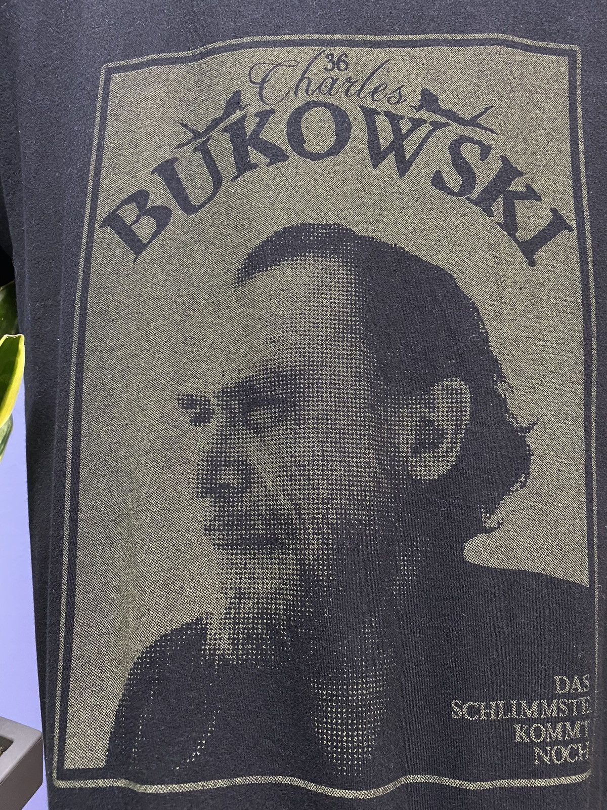 Vintage Vintage Charles Bukowski Black T Shirt Book Author Men’s M Size US M / EU 48-50 / 2 - 9 Thumbnail