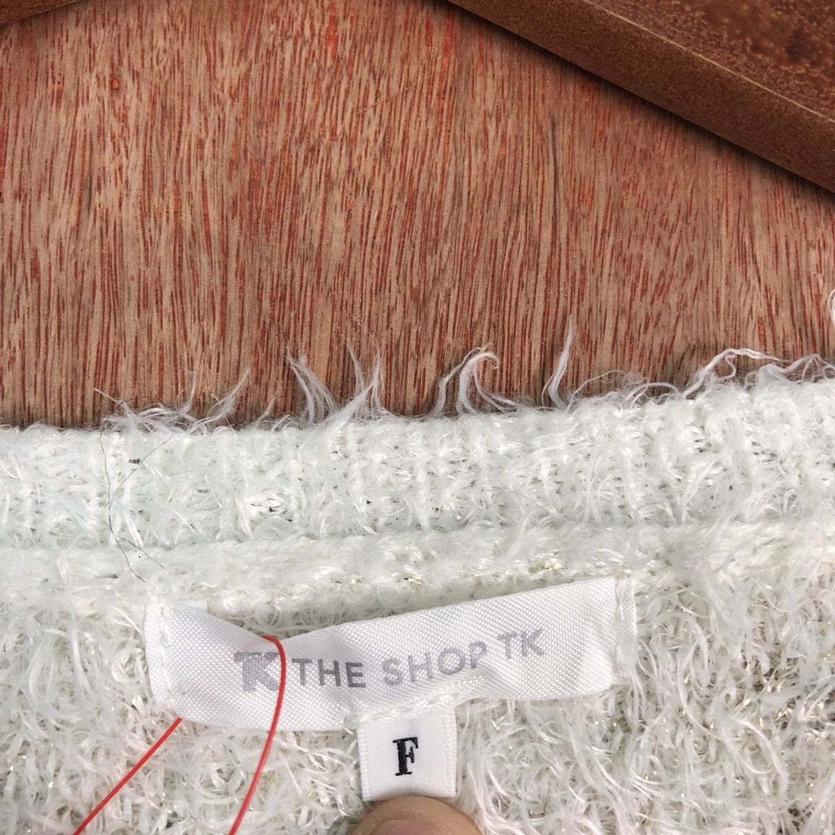 Homespun Knitwear × Japanese Brand × Takeo Kikuchi TK White Mohair Soft Fur Shag Shaggy Knitwear Size US M / EU 48-50 / 2 - 9 Thumbnail