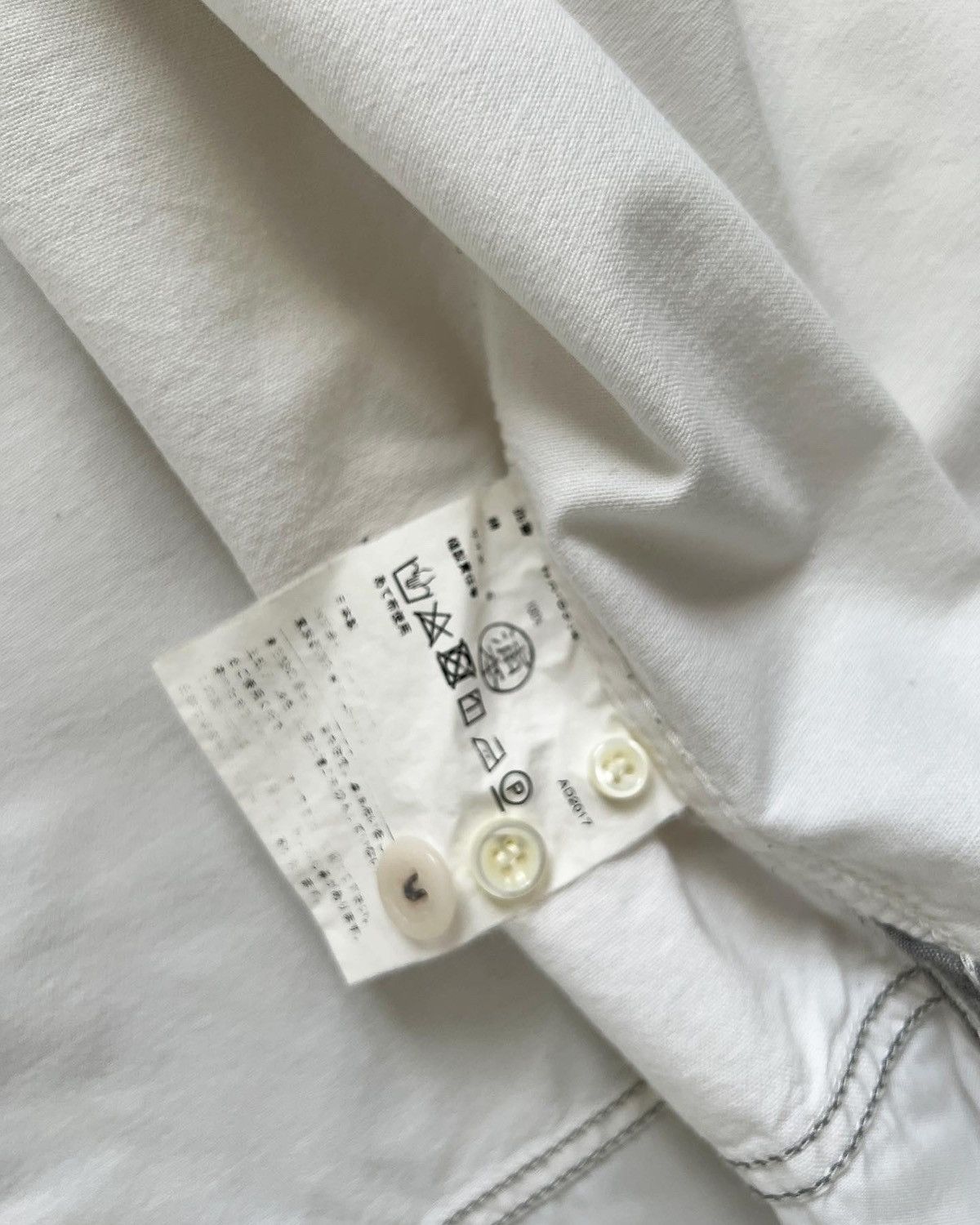 Comme des Garcons Junya Watanabe EYE AD2017 Elbow Patch Panelled Shirt Size US S / EU 44-46 / 1 - 12 Thumbnail